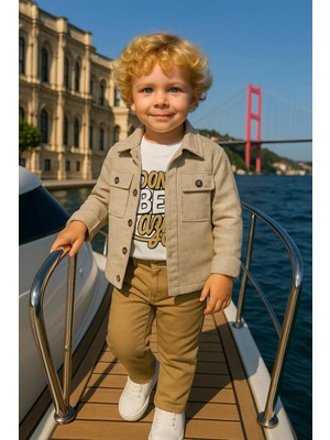 inowesta Erkek Çocuk 3'lü Günlük ve Özel Kombinli Takım(Bir Beden Büyük Tercih Ediniz)