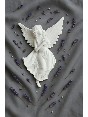 Dekoratif Melek Duvar Askılı