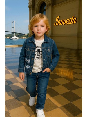 inowesta Erkek Çocuk Likralı Kotlu 3'lü Takım |bir Beden Büyük Tercih Ediniz|