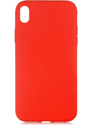 Alpsa Teknoloji iPhone Xr 6.1 Uyumlu Alps Lsr Laaakan Kapak-Kırmızı