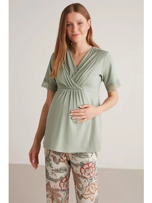 Yumuşak Dokulu Hamile Pijama Takımı