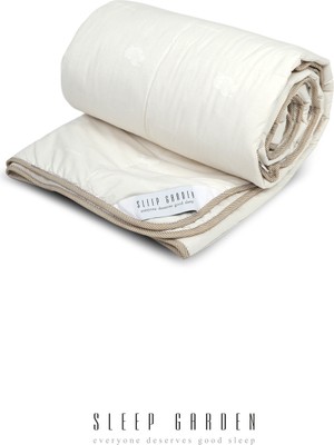 Sleep Garden  %100 Doğal Yün Yorgan Çift Kişilik 195x215 Tela Çantalı