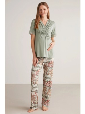 Yumuşak Dokulu Hamile Pijama Takımı