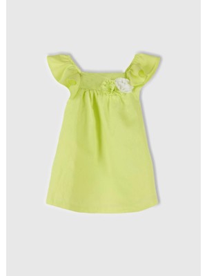 United Colors Of Benetton Koyu Yeşil Kadın / Kız Çocuk Elbise Model Kodu: ( 43WBGV02618A)