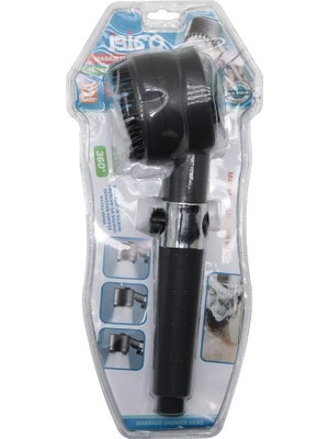 Go İthalat MASAJ UÇLU=ELASTİK SİLİKON  ULTRA DUŞ BAŞLIK  360 DERECE   3 MOD= FONKSİYONLU   SU STOP TUŞLU (5273)