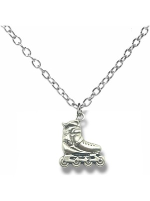 Herşey Nota Roller Vibes – Paten Ayakkabısı Figürlü Unisex Kolye (60 cm Zincirli)