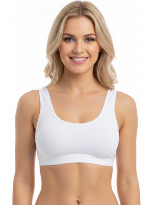 Bonbon Kadın Pamuklu Çıkarılabilir Pedli  Büstiyer BB2121