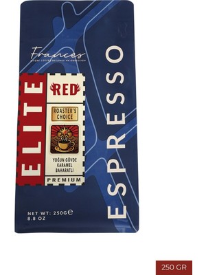 Frances %100 Arabica Elite Red | 250 gr | Yüksek Yoğunluk-Yüksek Gövde
