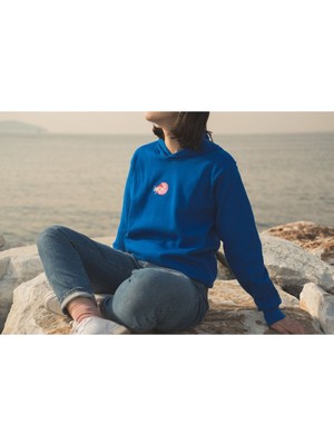 Double Tank Nautilus Nakışlı Kapüşonlu Sweatshirt
