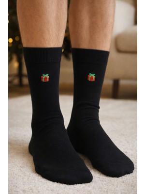 Katia & Bony Erkek Hediye Paketli Yılbaşı Soket Çorap Kırmızı