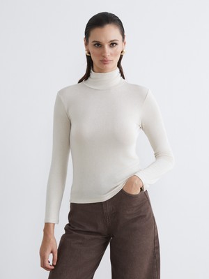 Soulife Dik Yaka Kadın Body