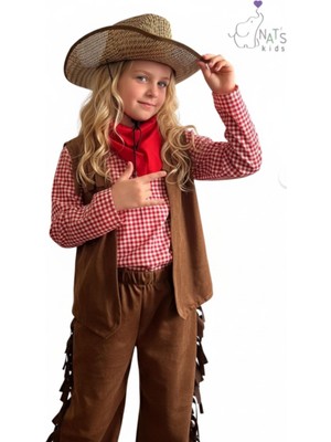 Kız Çocuk Kovboy Kostüm