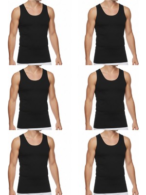 Süsen Lingerie 6 Adet Erkek Penye Atlet, Günlük Kaliteli Erkek Penye Atlet