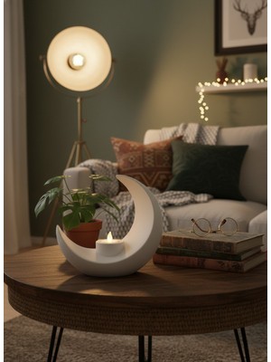 Hilal Dekoratif Tealight Mumluk