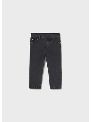 Mayoral Kız Bebek Basic Denim Pantolon Siyah 576