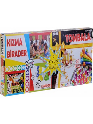 Hak-İş Oyuncak Tombala ve Kızma Birader Bir Arada - Aile Boyu 2'li Oyun Seti