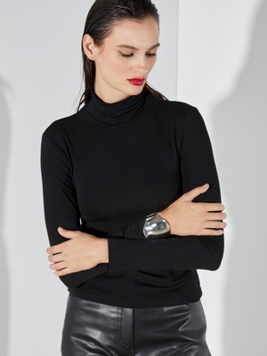 Soulife Dik Yaka Kadın Body