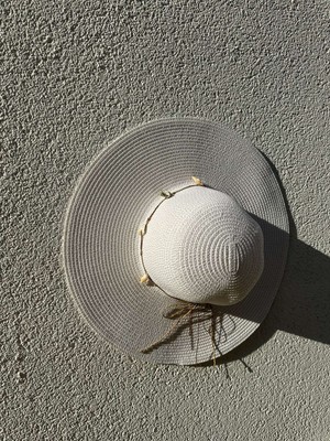 Deniz Kabuklu Hasır Şapka – Kadın Yazlık & Plaj Şapkası