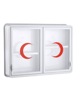 Go İthalat Cam 2 Kapaklı Ecza Dolabı 35X49X10 cm (784)