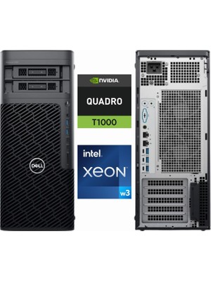 Dell Precısıon W3-2425 T5860-K24 32GB 4tb+4tb T1000 8gb W11PRO Masaüstü Iş Istasyonu