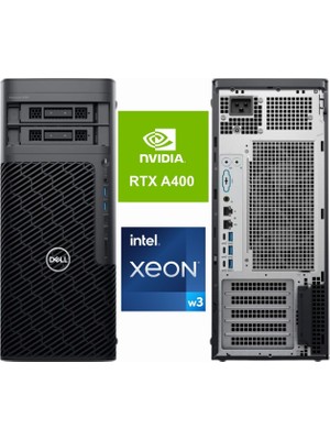 Dell Precısıon W3-2425 T5860-K207 128GB 4tb+4tb Rtx A400 4gb W11PRO Masaüstü Iş Istasyonu