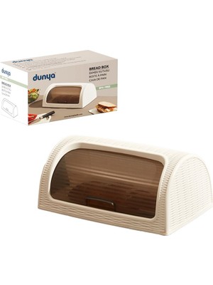 Go İthalat Kar Beyaz Ekmek Dolabı Kutulu Sürgülü Kapak 420X274X180MM (784)