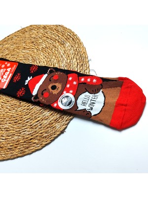 Yılbaşı Temalı Unısex Cottonçorap
