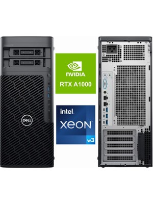Dell Precısıon W3-2425 T5860-K121 96GB 1tb Rtx A1000 8gb W11PRO Masaüstü Iş Istasyonu