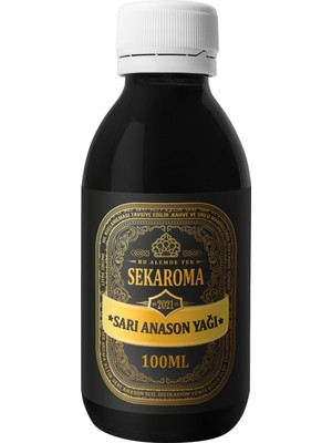 Sek Aroma Altın Seri Anason Yağı-Hazır Karışım Altın Seri Kiti 100 ML (5 Litreye Uyumlu)