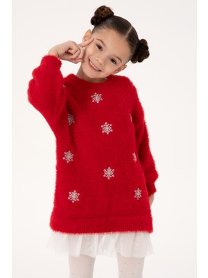 U.s. Polo Assn. Kız Çocuk Kırmızı Elbise (Triko) 50316830-VR030