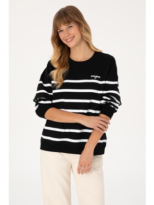 U.s. Polo Assn. Kadın Siyah Sweatshirt 50313572-VR046