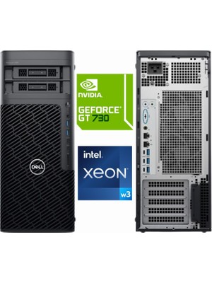 Dell Precısıon W3-2425 T5860-K175 64GB 4tb+4tb Gt 730 2gb W11PRO Masaüstü Iş Istasyonu