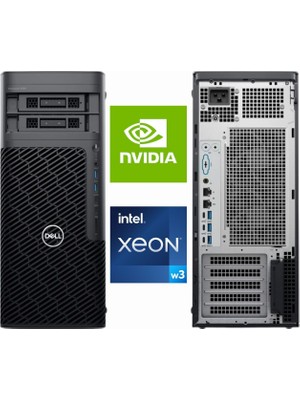Dell Precısıon W3-2425 T5860-K58 256GB 4tb+4tb Quadro T400 4gb W11PRO Masaüstü Iş Istasyonu