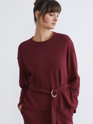 Soulife Bisiklet Yaka Kadın Sweatshirt