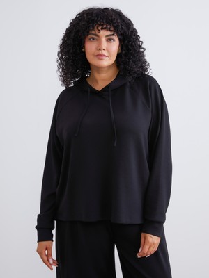 Soulife Büyük Beden Kadın Hoodie