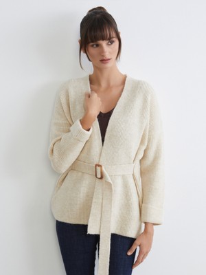 Soulife V Yaka Kadın Triko Hırka