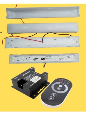 Powerr Led Aydınlatma 100 Adet 12 Volt 4 Watt 3000K Günışığı Samsung Ledli Pergola 36 A Dokunmatik Dimmer Set