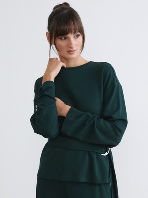 Soulife Bisiklet Yaka Kadın Sweatshirt