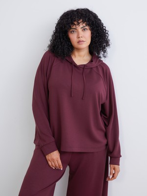 Soulife Büyük Beden Kadın Hoodie