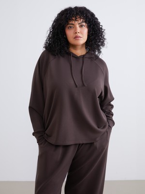 Soulife Büyük Beden Kadın Hoodie