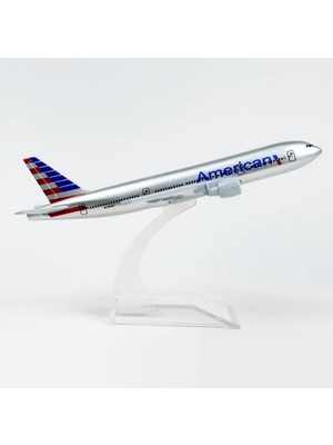 Aircraft American Air Boeing 777 Metal Alaşım Model Uçak