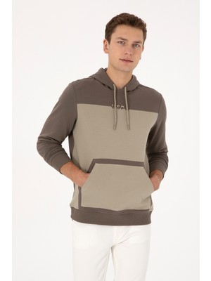 U.s. Polo Assn. Erkek Vizon Sweatshirt 50315453-VR052