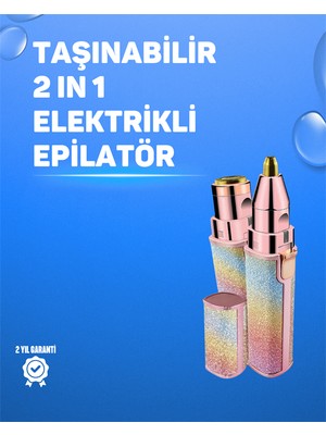 Violet London Kaş ve Yüz Epilation Aleti – Kolay Kullanımlı, Portatif Shaver USB Şarjlı