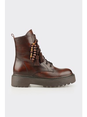 Elle Kahve Deri Kadın Günlük Bot