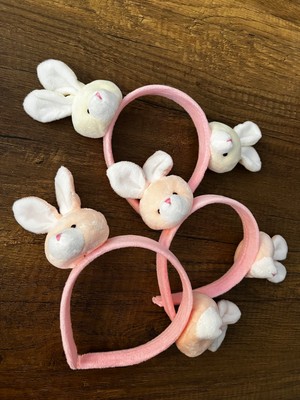 Gülümse Gel 1 Adet Ayıcık Tavşan Kız Çocuk Peluş Taç Pelüş Taç Toka Y2K Kpop Kore