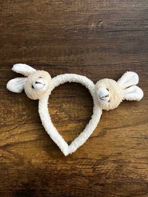 Gülümse Gel 1 Adet Ayıcık Tavşan Kız Çocuk Peluş Taç Pelüş Taç Toka Y2K Kpop Kore