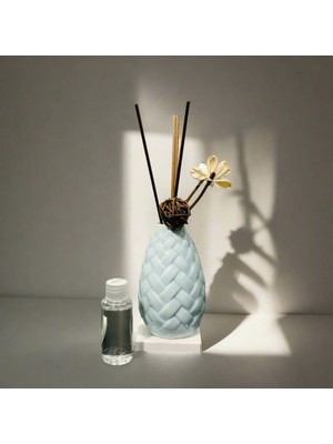 Akdeniz Home 🌸 DM-2404-22 Şahane Seramik Oda Kokusu Vazo - Kokusu Içinde!