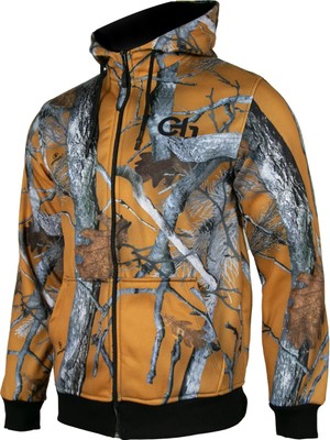Tough Challenger Outdoor Kapüşonlu Polar Avcı Montu · Cepli · Av Kamuflaj · Fermuarlı Hoodie - DA504 001