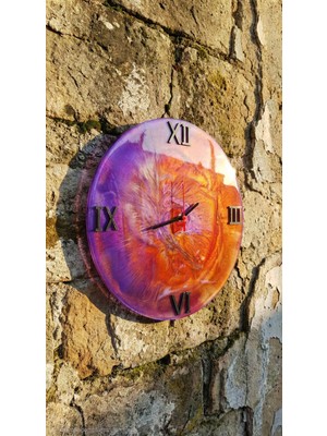 Craftverse El Yapımı Epoksi Duvar Saati
