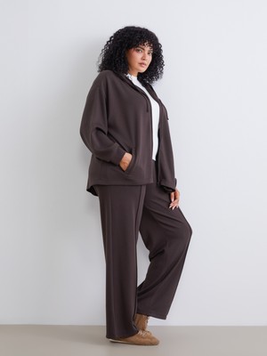 Soulife Büyük Beden Beli Lastikli Kadın Eşofman Altı